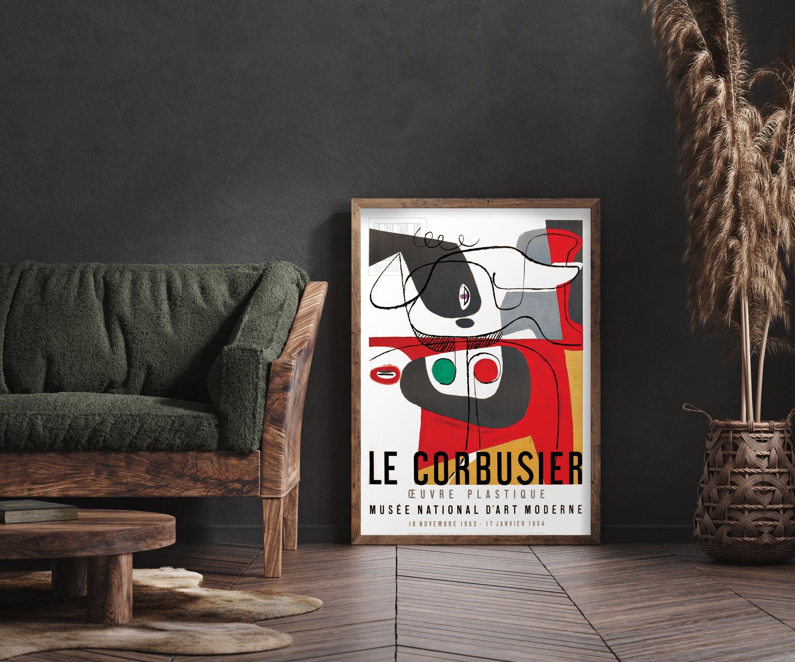 Le Corbusier - Oeuvre Plastique | 1953 | Exhibit Poster | Wall Art